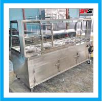 ราคา เคาน์เตอร์อุ่นอาหาร ตู้อุ่นอาหาร 10 ถาด ตู้กับข้าว ตู้ข้าวเเกง ตู้ขายของ ขนาด ก80xย1 90xส1 60 สแตนเลสเกรด 304 ไม่รวมกระจก (15412060274)