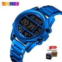 ราคา Direct Shop SKMEI 1448 นาฬิกาข้อมือผู้ชาย แฟชั่น เท่ๆ ระบบดิจิตอล กันน้ำ ตั้งปลุกได้ ไฟ LED ส่องสว่าง จับเวลา ปฏิทิน ส่งไว ของแท้ 100 (1535286470)