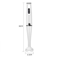 ราคา เครื่องปั่นอาหารมือถือสแตนเลส 300W เครื่องปั่นมือเอนกประสงค์ hand blender stick สามารถทำมิลค์เชคน้ำซุปข้นน้ำซุปข้นเนื้อ พร้อมส่งจ้า (20868765937)