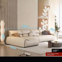 ราคา Bunise sofa โซฟาแอลชุดใหญ่ โซฟาหนัง โซฟาปรับนอน โซฟารับแขก ห้องนั่งเล่น คุณภาพดี นั่งสบาย LShape BU0046 360 x 93 x 83cm (19767370739)