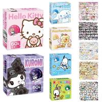ราคา 60 ชิ้น Sanrio Hello Kitty Kuromi Cinnamoroll Pochacco สติกเกอร์สำหรับเด็กผู้หญิง DIY แล็ปท็อปโทรศัพท์ไดอารี่น่ารักการ์ตูน Sanrio สติกเกอร์ (20995085731)