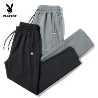 ราคา Playboy ฤดูใบไม้ร่วงใหม่กางเกงกีฬาลำลองกางเกงผู้ชายยืดกางเกงหลวม (9931717974)