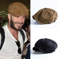 ราคา Zoopf ผู้ชายหมวก Newsboy Herringbone เด็กทำขนมปังหมวกแก๊ปแบนหมวก Retro หมวก Newsboy (20355492809)