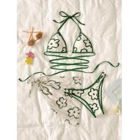 ราคา ชุดว่ายน้ำ3 ชิ้น ลายดอกไม้ ทรงสามเหลี่ยม แต่งอะไหล่ หัวใจ พร้อมผ้าคลุม (19989849845)