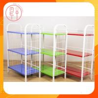 ราคา ชั้นเหล็กวางของขาเหลี่ยม ชั้นเหล็ก 3 ชั้น ชั้นเก็บผ้า ชั้นวางอุปกรณ์ ชั้นเหล็กอเนกประสงค์ มีให้เลือกถึง3 สีฟ้า ชมพู เขียว (9479028711)