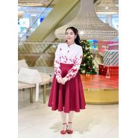 ราคา กระโปรงทรงย้วยผ้าโฟม ย้อนยุค วนิดา (21315740862)