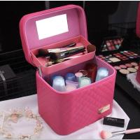 ราคา กระเป๋าเครื่องสำอางค์ PU กระเป๋าแต่งหน้าพกพา กันร้ำ กระเป๋าเครื่องสำอาง 2ชั้น กระเป๋าช่างแต่งหน้า ช่างสัก 4ถาด 6ถาด (15509792132)