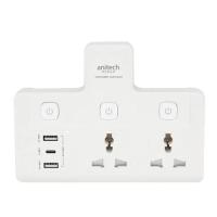 ราคา Anitech TRAVEL ADAPTER รุ่น H108UC ปลั๊กไฟมาตรฐาน มอก 1 ช่องเสียบ 3USB 1TYPE C 18W สินค้ารับประกัน 2 ปี (20492790735)