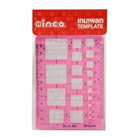 ราคา Inca ไม้บรรทัด เพลท วงกลม สี่เหลี่ยม สามเหลี่ยม และ รูปต่างๆ (15624717932)