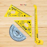 ราคา ไม้บรรทัด มีหลายแบบใน1เซ็ท ครึ่งวงกลม ไม้บรรทัดสามเหลี่ยม (21143815328)
