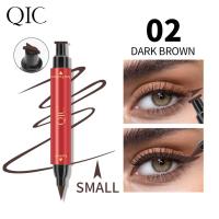 ราคา QIC Double Head Stamp อายไลเนอร์กันน้ำแห้งเร็วติดทนนานไม่เลอะ Triangle Wings Liquid Eyeliner (15852475800)