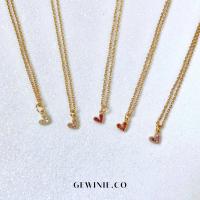 ราคา Gewinie co LOVE Necklace สร้อยคอ จี้หัวใจ (14502236764)