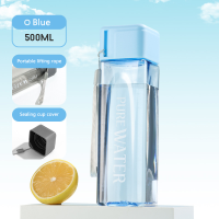 ราคา Square Water Bottle Simple Water Bottle Leak proof Sport Bottle Heat resistant Plastic Bottle Personalized Water Bottle (20457946030)
