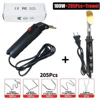 ราคา เครื่องเชื่อมพลาสติกชุดซ่อมกันชนรถ100W เครื่องเชื่อมพลาสติกปืนลมร้อนเครื่องเชื่อมพลาสติกเครื่องมือโรงรถ (21171162018)