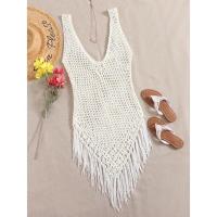 ราคา เสื้อคลุมชุดว่ายน้ำ เสื้อคลุมถักลูกไม้นิ่ม เสื้อถักตาข่าย เสื้อคลุมซีทรู (15234959646)