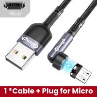 ราคา Elough 540หมุนสายแม่เหล็ก3A Fast Charging Micro USB Type C สำหรับ iPhone Xiaomi Magnetic Charger โทรศัพท์ข้อมูล USB Cord (16105455626)