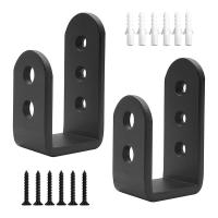ราคา 2 Pack Door Barricade U Brackets Open Bar Security Door Brackets for HomeGarage Door Reinforcement Fits 2X4 Boards (11219977843)