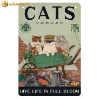 ราคา winnereco 20x30ซม ป้ายวินเทจป้ายสังกะสี วินเทจป้ายสังกะสีวินเทจทรงสี่เหลี่ยมผืนผ้าป้ายโลหะดีบุกโปสเตอร์สัตว์แมวชิงช้าป้ายร้านกาแฟเรโทรโบราณตกแต่งผนังป้ายไฟวินเทจ (14325263065)