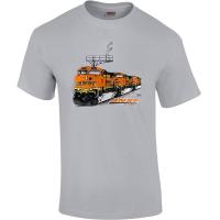 ราคา 2023 NEWDaylight Sales BNSF ES44DC เสื้อยืดรถไฟแท้ 38 (19891689841)