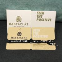 ราคา RASTACLAT Little Lion ของแท้ชุดสตรีทสวิทช์บวก VIBES สร้อยข้อมือเชือกสีดำและสีขาว (20599655709)