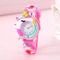 ราคา นาฬิกาซิลิโคนรูปม้าโพนี่สำหรับเด็กสไตล์ยูนิคอร์นนาฬิกาควอตซ์น่ารัก (20850226385)