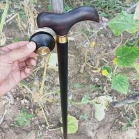 ราคา Purple sandalwood cane civilized cane gentleman cane cane hiking stick walking stick round head solid wood cane old man non slip (19092823925)