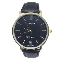 ราคา พร้อมกล่อง CASIO กันน้ำ นาฬิกาข้อมือผู้ชาย สายหนัง ขอบทอง นาฬิกาข้อมือCASIO นาฬิกาแฟชั่นชายและหญิง ควอตซ์ชายหญิง RC624 (7097998728)