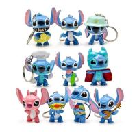 ราคา 10Pcs Disney Lilo Stitch อะนิเมะตัวเลขการกระทำ Figura พวงกุญแจจี้เครื่องประดับตุ๊กตา Collection Stitch ของเล่นสำหรับของขวัญเด็ก (21170444716)
