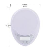 ราคา 1Pcs 5kg Portable Digital Scale LED Electronic Scales Food Balance Measuring Weight Kitchen LED Electronic Scales Tools Gadgets Luggage Scales (19671570880)