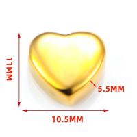 ราคา จี้สเปเซอร์ทำจากสเตนเลสสตีลสีทองจี้รูปหัวใจคุณภาพสูงแบบทำมือสร้อยข้อมือข้อเท้าเครื่องประดับแบบทำมือ (20344374824)