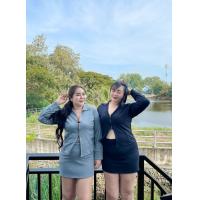 ราคา ชุดเซ็ตสาวอวบเสื้อ กระโปรง (21183051849)
