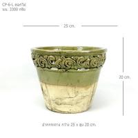 ราคา กระถางต้นไม้ กระถางเซรามิค สไตล์วินเทจสีเขียว กระถางปลูกต้นไม้สวยๆ (16797933913)