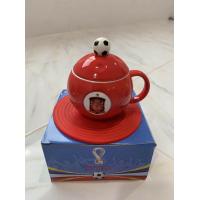 ราคา แก้วกาแฟลายฟุตบอลโลก ทรงสวยเนื้อลายสุดพิเศษ ช้อนลูกบอลสุดเก๋ เหมาะกับชาวออฟฟิต นักเรียนนักศึกษา ราคาดี ของขวัญ (20324711031)