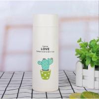 ราคา กระติกน้ำ กระบอกน้ำ กระบอกน้ำลาย LOVE ลายกระบองเพชร เก็บอุณหภูมิ ร้อน เย็น 400ml (18216353470)