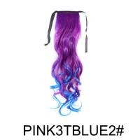 ราคา คลิปผมหางม้าสังเคราะห์ยาวตรงแบบดัดในผมไล่เฉดสีวิกผมสีแดงสีชมพูสีดำสำหรับผู้หญิง (12522061977)