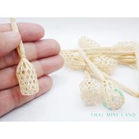 ราคา ชะลอมจิ๋ว ขนาดเล็ก สำหรับตกแต่ง ชะลอมสานไม้ไผ่ ชะลอม ของจิ๋ว ของตกแต่ง (18892205107)