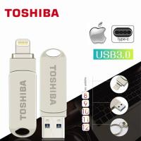 ราคา ชิ้นส่วนอิเล็กทรอนิกส์COD จัดส่ง COD TOSHIBA Usb แฟลชไดรฟ์สำหรับ iPhone Otg Lightning Type C 2 In 1ไดรฟ์ปากกาสำหรับ IOS อุปกรณ์จัดเก็บข้อมูลภายนอก (12118224836)