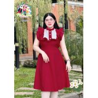 ราคา ฮ658 ร้านนี้ส่งไว เดรสระบายเกาหลี 4สี ชุดเดรสสาวอวบ ชุดคนอ้วนสวยๆ เสื้อผ้าสาวอวบ ชุดสาวอวบ ชุดสาวอวบสวยๆ เสื้อผ้าแฟชั่นสาวอวบ (16354549810)
