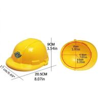 ราคา HYG หมวกกันน็อค ABS คุณภาพสูงเกมวิศวกรจำลองเสมือนจริงสำหรับหมวกกันน็อคสำหรับเล่นสเก็ตบอร์ดหมวกวิศวกรสำหรับเด็กผู้หญิงและเด็กชายเพื่อเล่นของเล่นในครอบครัวเป็นเวลา3ปี หมวกกันน็อคสำหรับสัตว์เลี้ยง (20834