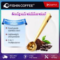 ราคา FISHIN COFFEE 2 In 1สแตนเลส Sendok Takaran Kopi ช้อนเครื่องปรุงคลิปปิดผนึกอาหาร (20488387564)