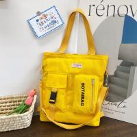 ราคา ส่งจากไทย พร้อมส่ง กระเป๋าสะพายข้าง กระเป๋าผ้าแคนวาสสไตล์ใหม่ ใบใหญ่ ผ้าหนา ถอดสายได้ (19825261567)