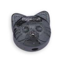 ราคา Hematite Cat Bead ลูกปัดเฮมาไทต์แมว 7mm (19482461984)