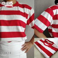 ราคา Liptun T Shirt เสื้อยืดลายทาง เสื้อยืดลายขวาง Striped T shirt Fashions ผ้านิ่ม สบาย เนื้อผ้า Cotton 100 (19999451324)