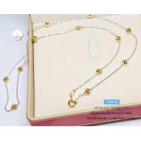 ราคา สร้อยคอเงินแท้92 5 ชุบ 2 กษัตริย์ บอลตัดลายสลับเม็ดมะยมตัดลาย สร้อยงานอิตาลี ยาว 18 20 (16001487782)