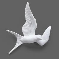 ราคา นกนกกระจอกนกนางแอ่นนกพิราบสีขาวติดผนังตกแต่งแขวนสำหรับห้องน้ำห้องนั่งเล่นสวนผนังประติมากรรม (15798521913)