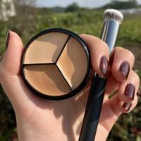 ราคา Sweet Mint Tri Color Concealer Waterproof Moisturizing Covers Spots Acne Marks Dark Circles (16694212159)