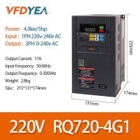 ราคา 4KW 5 5KW 220V เฟส3เฟส VFD VSD ความถี่อินเวอร์เตอร์สำหรับปั๊ม Fan Motor Speed Controller (13333353527)