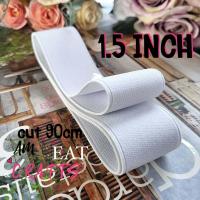 ราคา 1 5inch 90cm 1pcs ยางยืด ยางยืดวีนัส ยางยืดเอนกประสงค์ ขนาด 1 5 นิ้ว x ความยาว 1y แบ่งตัดความยาว 90 เซนติเมตร 1 5 inch 1yards Rubber Elastic Braid Cord for Garments Clothing Se (16647927792)