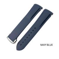 ราคา 20mm 22mm 19mm 21mm Curved End Rubber Watch Band fit for HUAWEI GT 2 3 Pro Omega Longines Hydroconquest Seiko SKX Silicone Strap (18999554380)