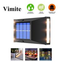 ราคา Vimite ไฟโซล่าเซล Led Solar Light Outdoor โคมไฟกันน้ำ ไฟอัตโนมัติ โคมไฟติดผนัง Up And Down Lighting ไฟตกแต่งสวน ไ ฟถนนโซล่าเซล for ไฟติดบ้าน House Fence ไฟตกแต่ง (9533724446)